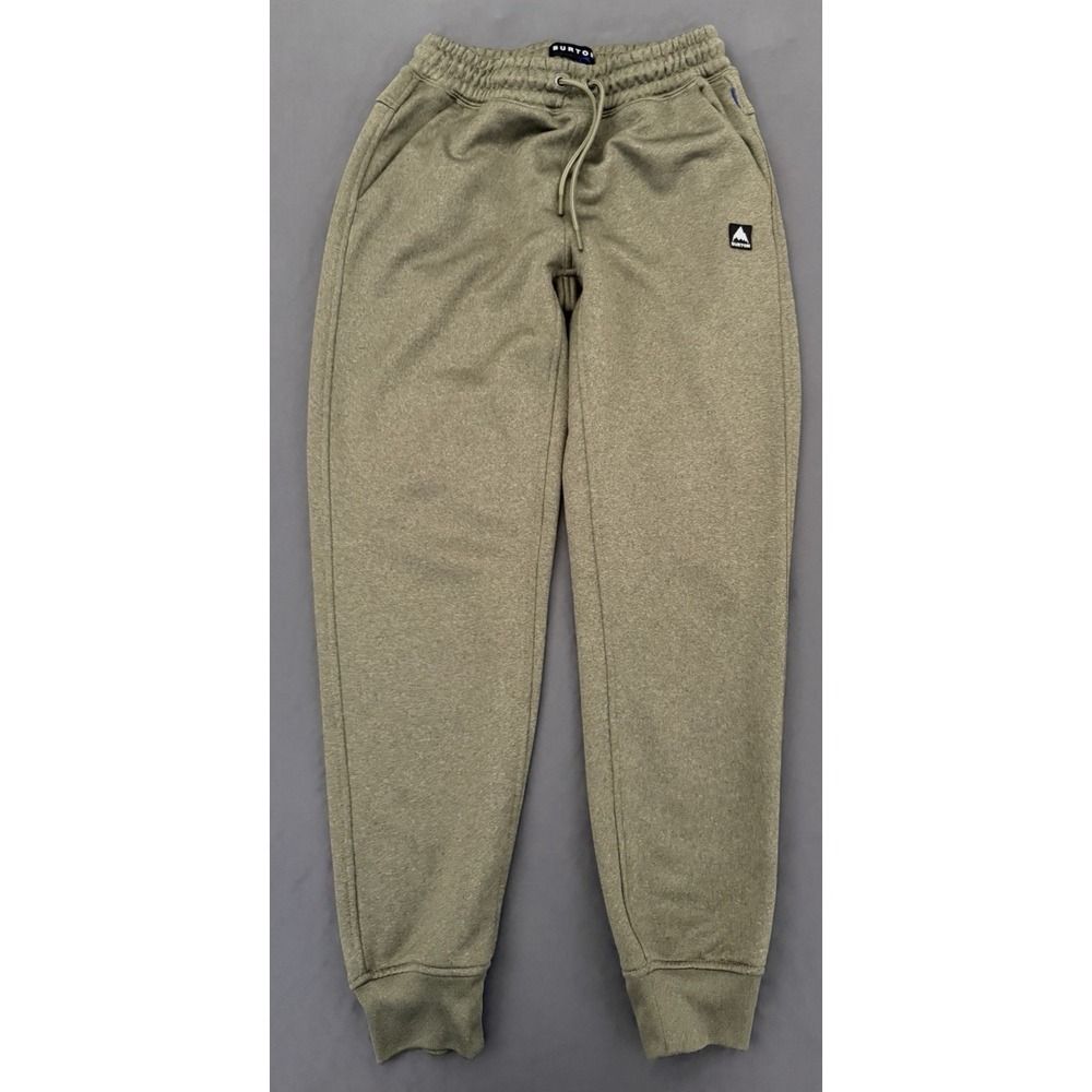 Burton Jogger Sweat Pants Womens Size Small Green Pull On Drawstring Outdoors